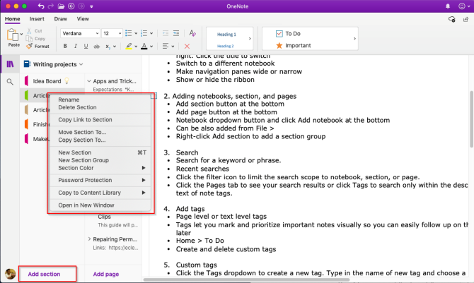 microsoft office one note for mac